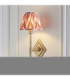 Diamond Tall & Zigzag 16cm Wall Lamp Antique Brass Apricot Orange-2