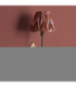 Diamond Tall & Zigzag 16cm Wall Lamp Antique Brass Apricot Orange-7