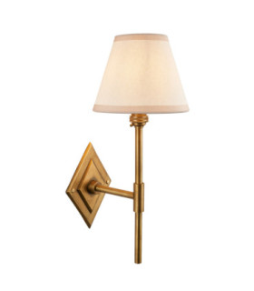 Diamond Tall & Ivy 16cm Wall Lamp Antique Brass Vintage White-1