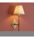Diamond Tall & Ivy 16cm Wall Lamp Antique Brass Vintage White-5