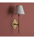 Diamond Tall & Ivy 16cm Wall Lamp Antique Brass Vintage White-6
