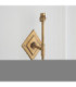 Diamond Tall & Ivy 16cm Wall Lamp Antique Brass Vintage White-7