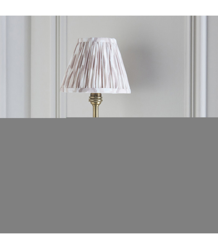 Diamond Tall & Ikat 16cm Wall Lamp Antique Brass Neutral Print-5