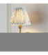 Dahlia Swan & Leaf 16cm Wall Lamp Antique Brass Herb Garden Green-2