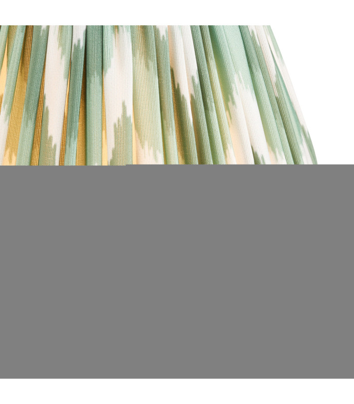 Dahlia Swan & Zigzag 16cm Wall Lamp Antique Brass Cotswold Green-7