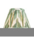 Dahlia Swan & Zigzag 16cm Wall Lamp Antique Brass Cotswold Green-8