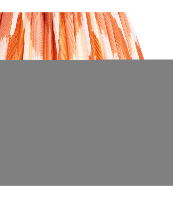 Dahlia Swan & Zigzag 16cm Wall Lamp Antique Brass Apricot Orange-7