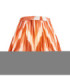Dahlia Swan & Zigzag 16cm Wall Lamp Antique Brass Apricot Orange-8