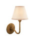 Dahlia Swan & Ivy 16cm Wall Lamp Antique Brass Vintage White-1