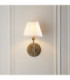Dahlia Swan & Ivy 16cm Wall Lamp Antique Brass Vintage White-3