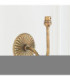 Dahlia Swan & Ivy 16cm Wall Lamp Antique Brass Vintage White-6