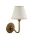 Dahlia Swan & Ivy 16cm Wall Lamp Antique Brass Vintage White-9