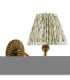Dahlia Curve & Leaf 16cm Wall Lamp Antique Brass Herb Garden Green-9