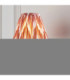 Dahlia Curve & Zigzag 16cm Wall Lamp Antique Brass Apricot Orange-2
