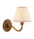 Dahlia Curve & Ivy 16cm Wall Lamp Antique Brass Vintage White-1