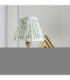 Diamond Curve & Leaf 16cm Wall Lamp Antique Brass Herb Garden Green-6