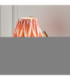 Diamond Curve & Zigzag 16cm Wall Lamp Antique Brass Apricot Orange-5