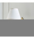 Diamond Curve & Ivy 16cm Wall Lamp Antique Brass Vintage White-6