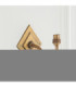 Diamond Curve & Ikat 16cm Wall Lamp Antique Brass Neutral Print-6
