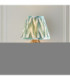 Diamond Angle & Zigzag 16cm Wall Lamp Antique Brass Cotswold Green-3