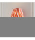 Diamond Angle & Zigzag 16cm Wall Lamp Antique Brass Apricot Orange-3