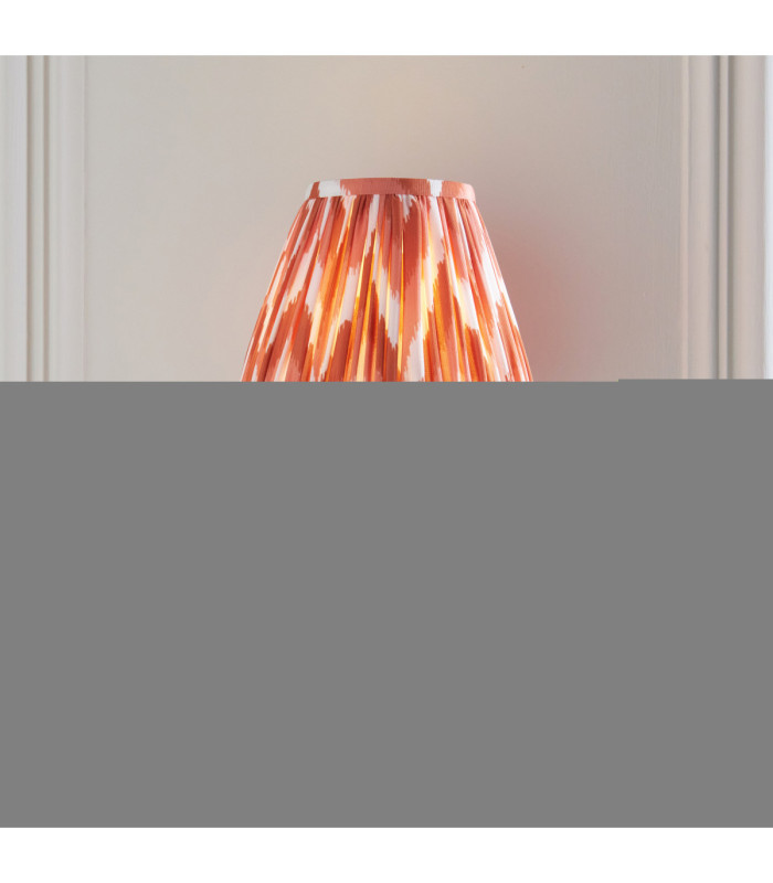 Diamond Angle & Zigzag 16cm Wall Lamp Antique Brass Apricot Orange-3