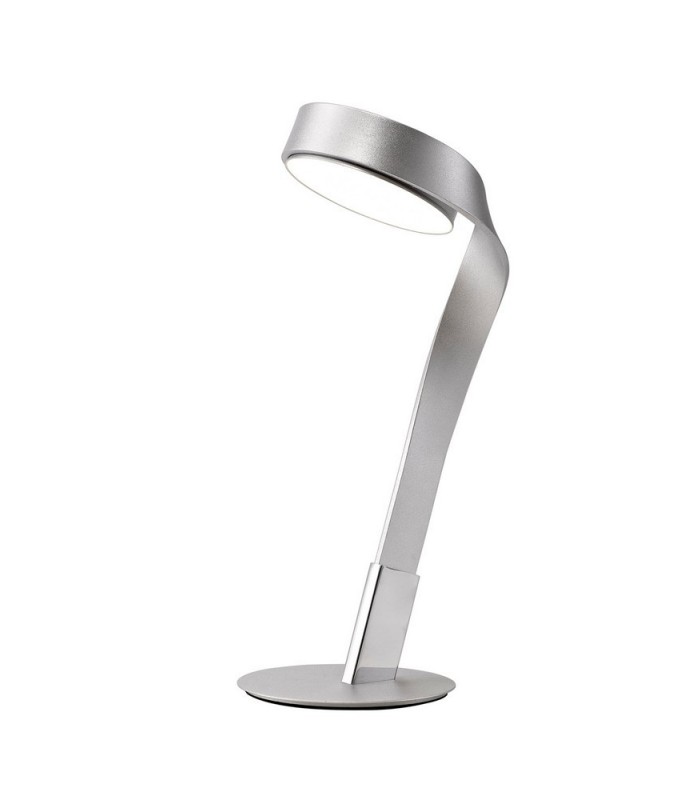 Table Lamp, 1 x 10W LED, 3000K, 800lm, Silver, Polished Chrome - 1