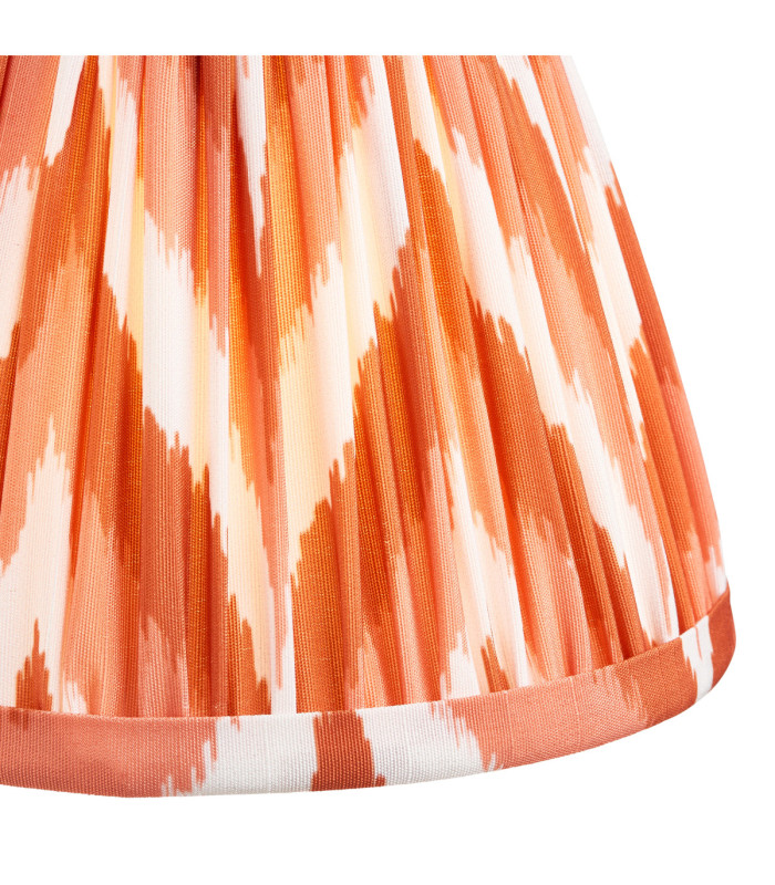 Diamond Angle & Zigzag 16cm Wall Lamp Antique Brass Apricot Orange-7