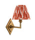 Diamond Angle & Zigzag 16cm Wall Lamp Antique Brass Apricot Orange-9