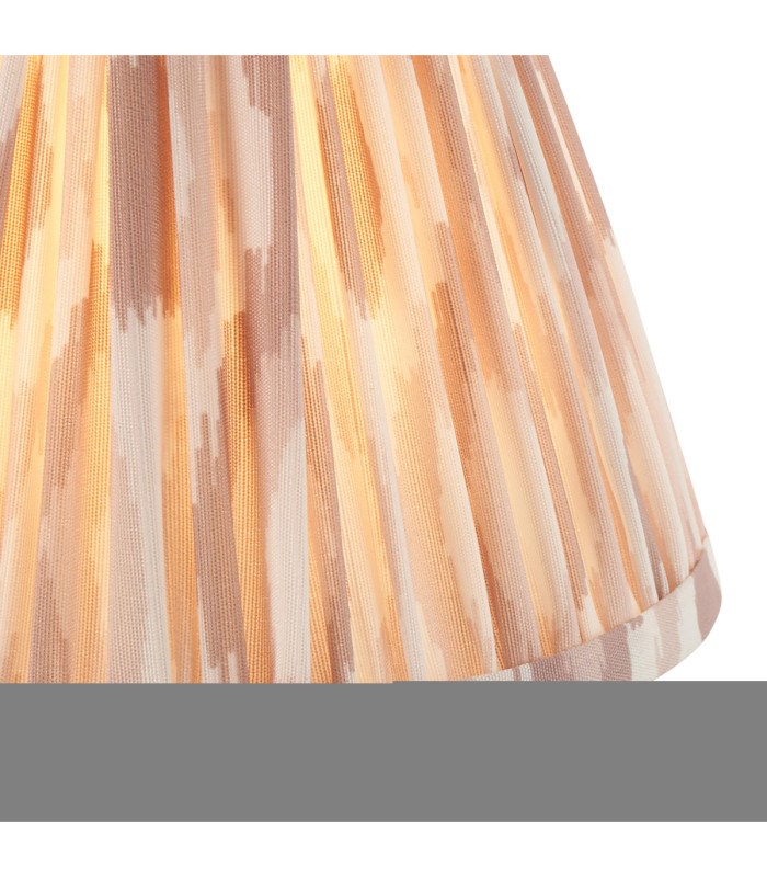 Diamond Angle & Ikat 16cm Wall Lamp Antique Brass Neutral Print-7