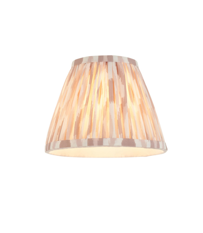 Diamond Angle & Ikat 16cm Wall Lamp Antique Brass Neutral Print-8