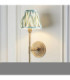 Halo Tall & Zigzag 16cm Wall Lamp Antique Brass Cotswold Green-2