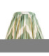 Halo Tall & Zigzag 16cm Wall Lamp Antique Brass Cotswold Green-8
