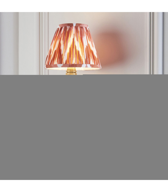 Halo Tall & Zigzag 16cm Wall Lamp Antique Brass Apricot Orange-2