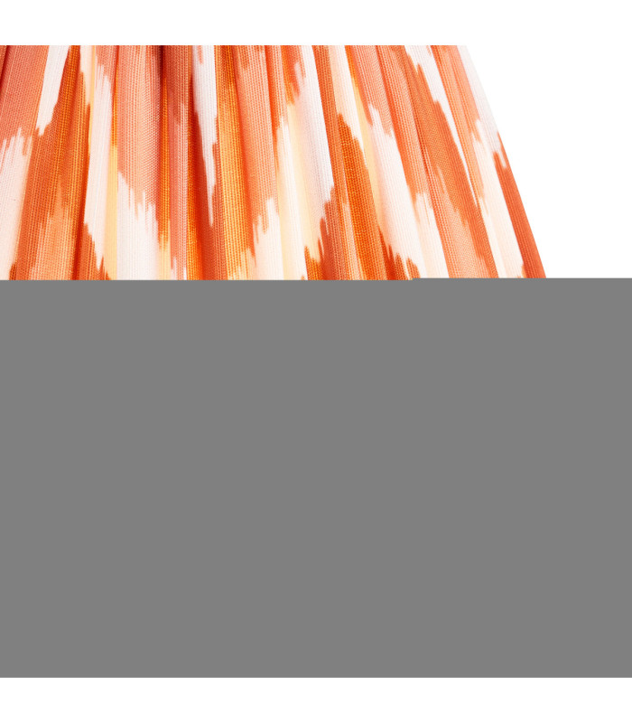 Halo Tall & Zigzag 16cm Wall Lamp Antique Brass Apricot Orange-7