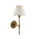 Halo Tall & Ivy 16cm Wall Lamp Antique Brass Vintage White-9
