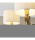 Heathcliff Multi Arm Semi Flush Ceiling Light Brushed Aged Brass-5