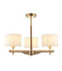 Heathcliff Multi Arm Semi Flush Ceiling Light Brushed Aged Brass-8
