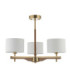 Heathcliff Multi Arm Semi Flush Ceiling Light Brushed Aged Brass-9