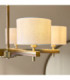 Heathcliff Multi Arm Pendant Light Brushed Aged Brass-5