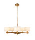 Heathcliff Multi Arm Pendant Light Brushed Aged Brass-8