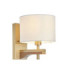 Heathcliff Wall Lamp Brushed Aged Brass-1