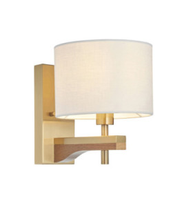 Heathcliff Wall Lamp Brushed Aged Brass-1