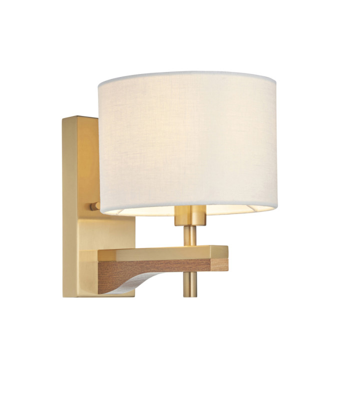 Heathcliff Wall Lamp Brushed Aged Brass-1