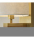 Heathcliff Wall Lamp Brushed Aged Brass-8