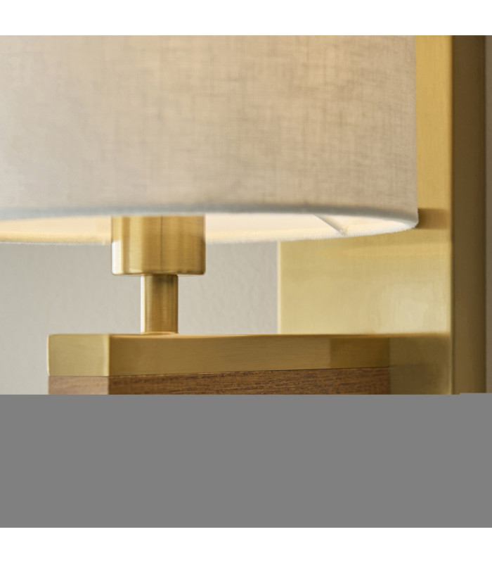 Heathcliff Wall Lamp Brushed Aged Brass-8