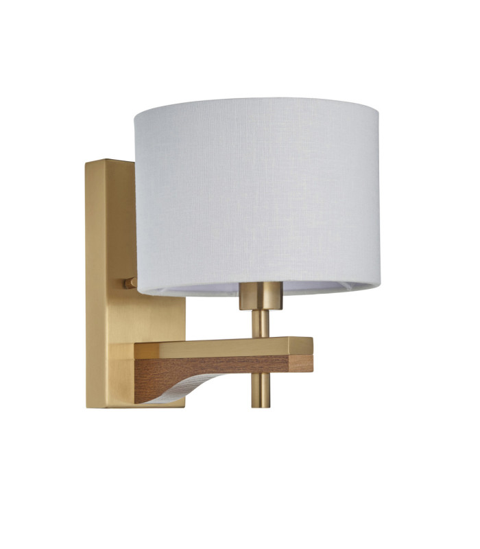 Heathcliff Wall Lamp Brushed Aged Brass-10