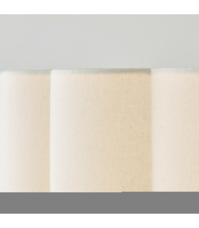 Serene Cylindrical Pendant Light Brushed Aged Brass Vintage White Cotton-7