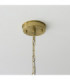 Serene Cylindrical Pendant Light Brushed Aged Brass Vintage White Cotton-7