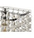 Semi Flush Ceiling Light, 1 x G9, IP44, Polished Chrome, Crystal - 6